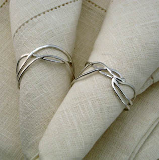 silver napkinrings